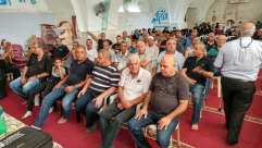 بالصور: لجنة الحج والعمرة في اللد والرملة تلتقي بحجاج بيت الله الحرام في اللد